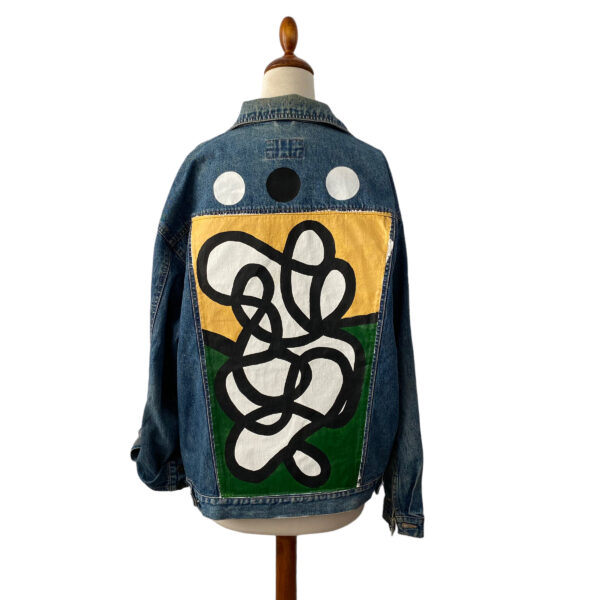 Commissioned Hand Painted Denim Jacket 2